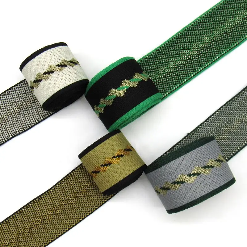 Hochwertige, vielseitige Seitenstreifen, breitere Kleidungsstreifen, leicht elastische Hosen, Strickgürtel, Bekleidungszubehör zum Selbermachen