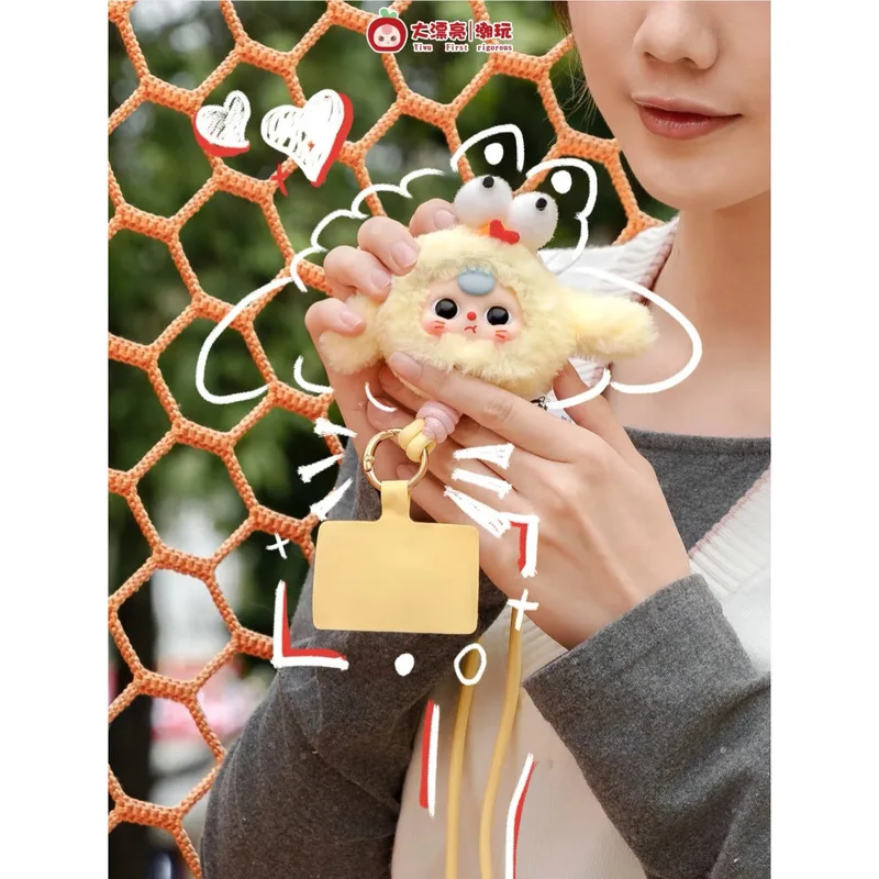 

100% подлинный новый детский три ремешка для мобильного телефона, серия слепая коробка, милый кулон для мобильного телефона, фигурка, милое украшение, подарок