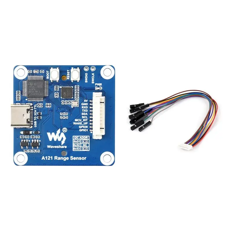 waveshare-a121-60ghz-millimeter-wave-radar-sensor-module-pcr-vital-signs-detection-usb-uart-i2c-interface-motion-detector-range
