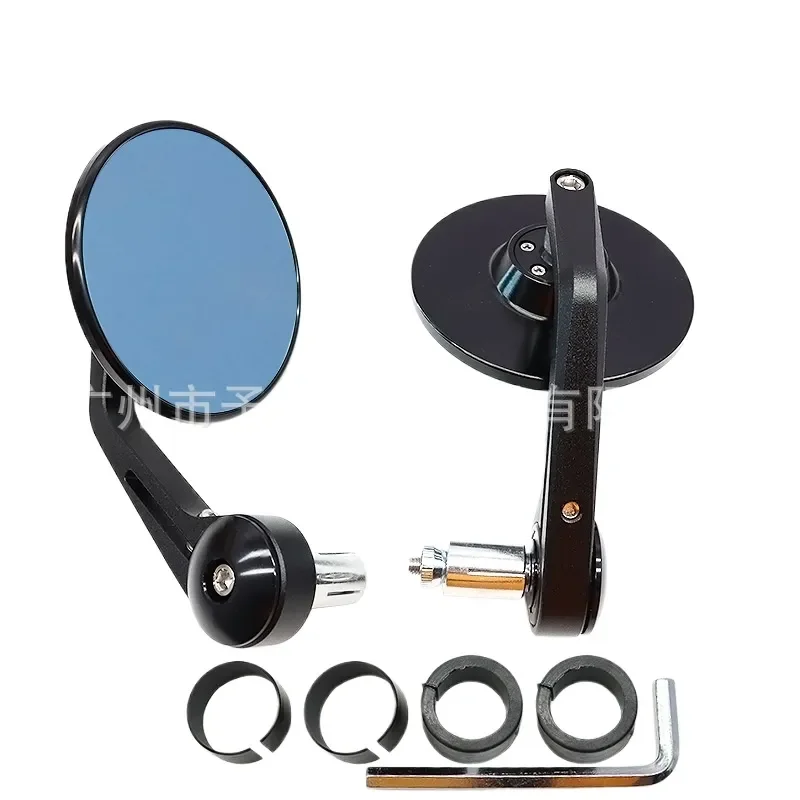 Retro CNC Aluminum Handlebar Rearview Mirrors Compatible with CFMOTO 250 Qianjiang Flash 300S Motorcycle Accessories