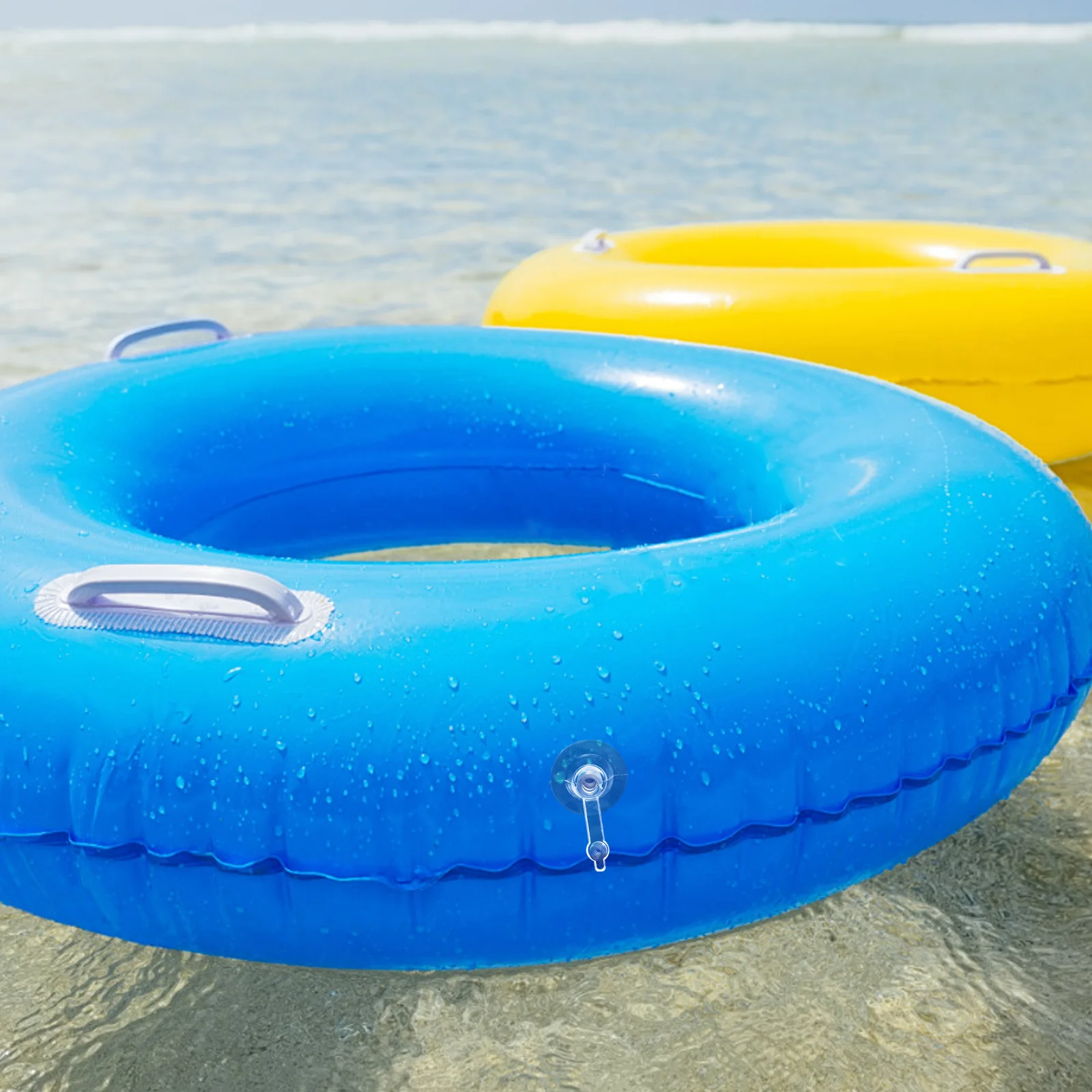 จุกสูบลมใส PVC 100 ชิ้น สำหรับเปลี่ยนหัวสูบลมของที่ลอยน้ำในสระว่ายน้ำ โซฟา หมอน ห่วงยาง ใช้วัสดุหนา ป้องกันการรั่วซึม