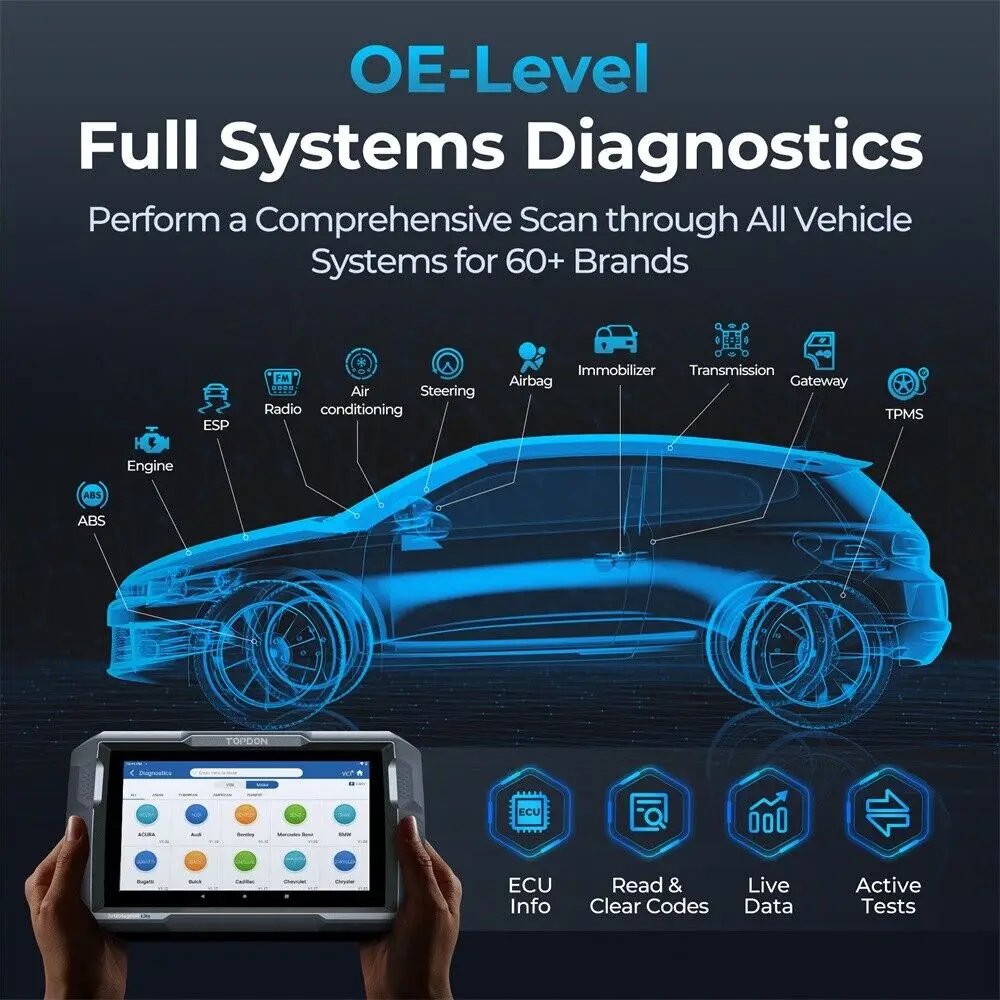 TOPDON T-Ninja Pro IMMO programowanie klawiszy autodiagnostyczny pełny System OBD2 skaner brelok narzędzie programistyczne Immobilizer