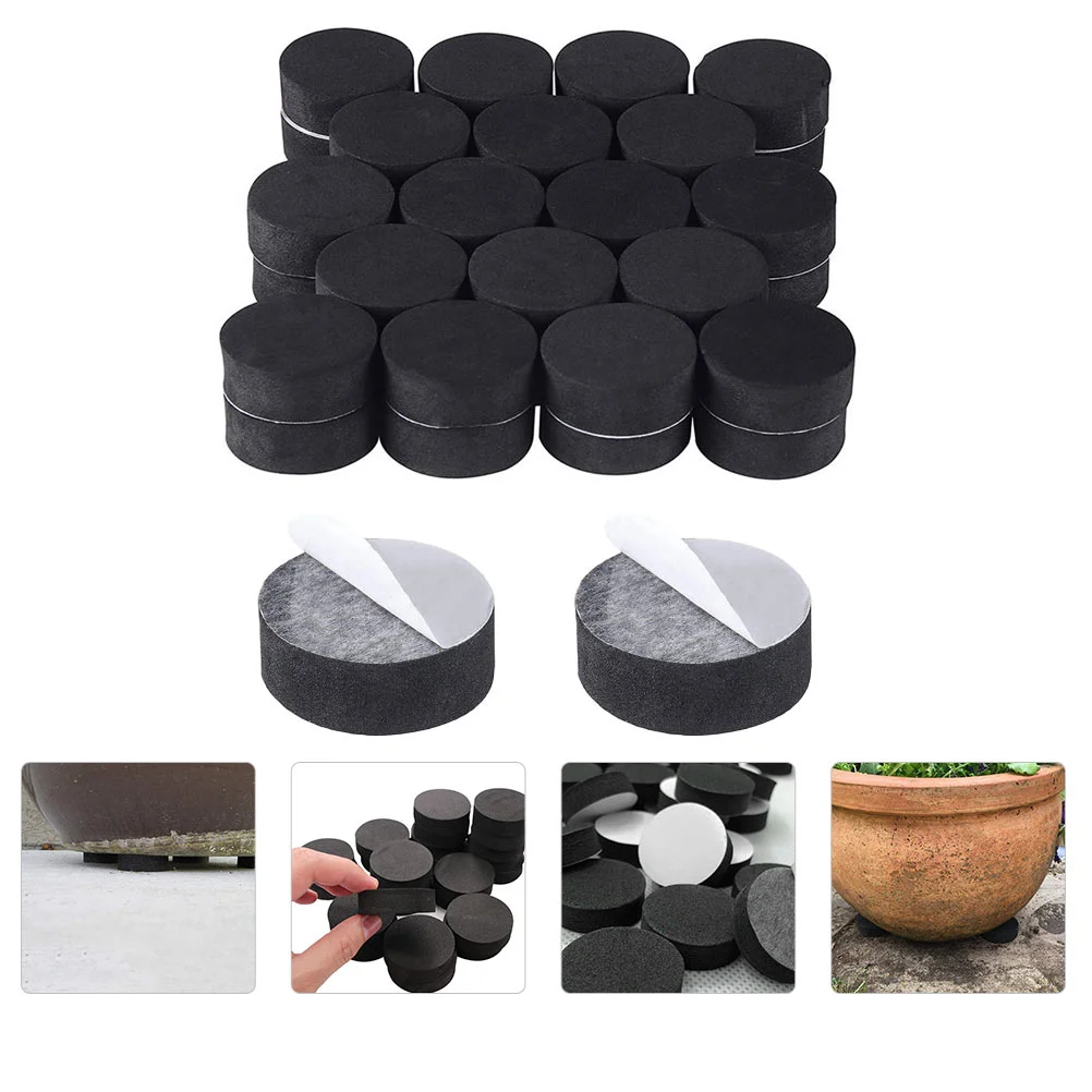 

48 Pcs Eva Flower Pot Pad Plant Risers Flowerpot Foot Pads Outdoor Strong Self Adhesive Non-Slip Mats Feet