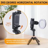 AED6-Upgraded Design Mini Tripod Bluetooth Portable Telescopic Multifunctional 360°Degree Rotation Phone Selfie Stick