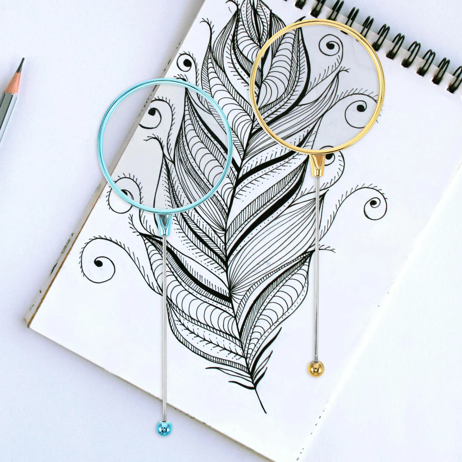 

6Pcs Handheld Reading Magnifiers Portable Magnifying Glass Lens for Seniors Kids Books Jewelry Repair Collecting Vision Enhancer