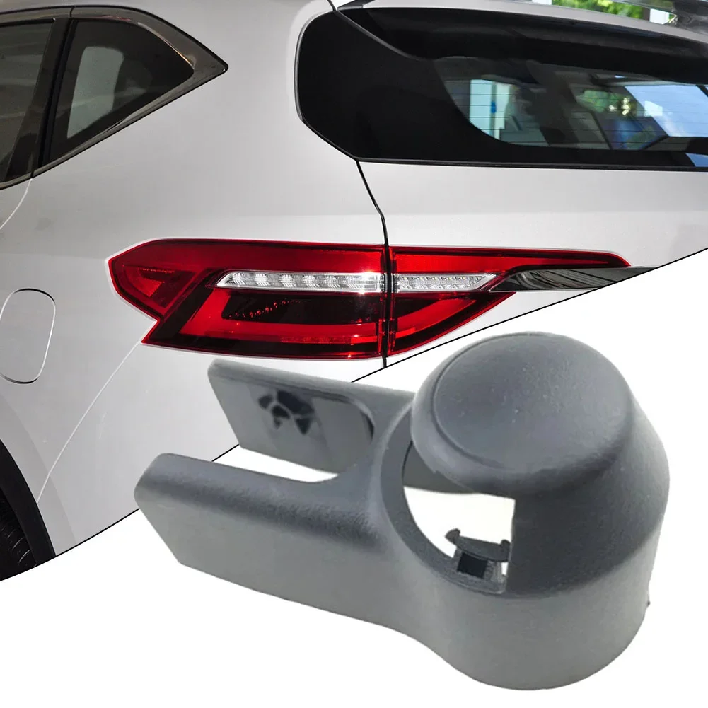 Black Rear Wiper Washer Cap For Great Wall-Haval F7 Plastic Car Replacement Parts Direct Replacement Durable Wiper Washer
