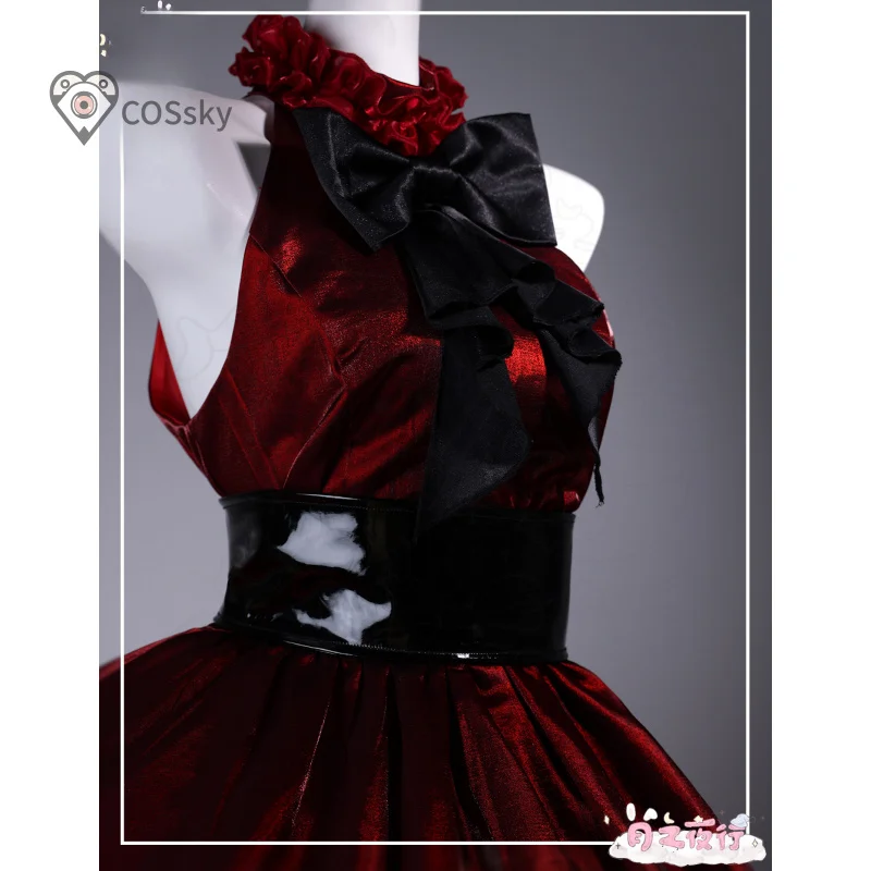 

Костюм для косплея Фейри-нарциссистки Байбанны из FGO, костюм Тристана из Fate/Grand Order, красное платье Лолита для девочек на Хэллоуин, зимний фестивальный наряд