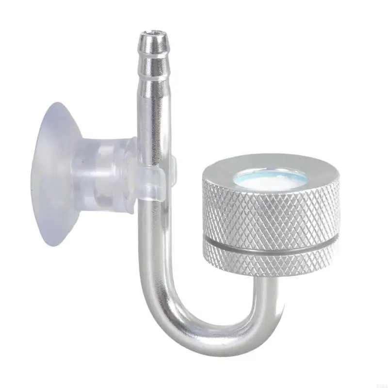 Efficient Aquariums CO2 Diffuser Features Replaceable Cartridges And Suction Mounts For Quick Weekly Maintenance