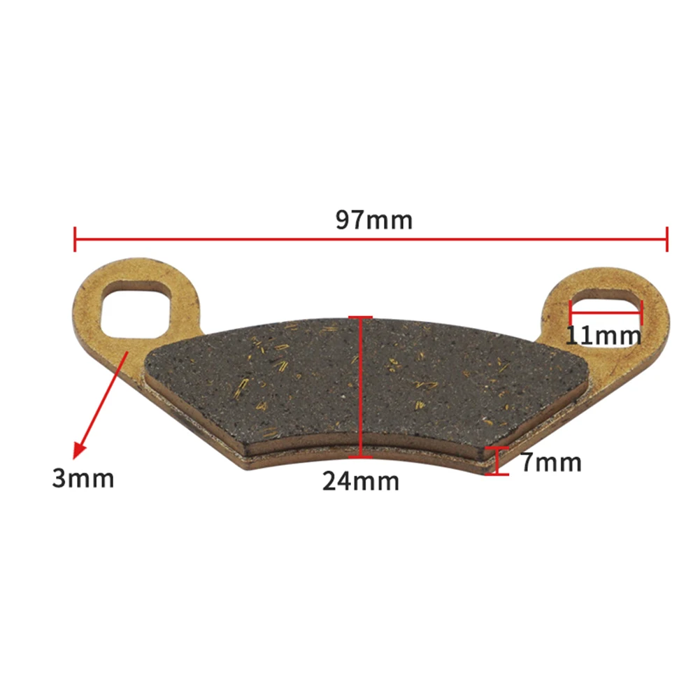 6PCS Motorcycle Front Rear & Brake Pads Kit for Polaris Sportsman 400 450 500 550 570 SP X2 800 ATV UTV 2009-2020