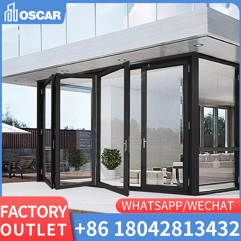 Latest customized tempered glass extremely narrow aluminum alloy framed casement swing doors for toilet