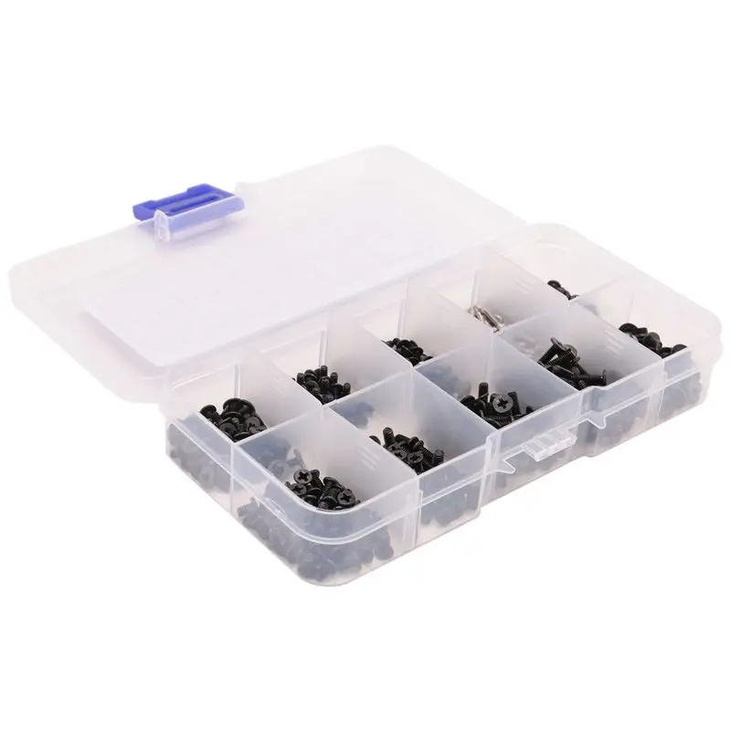 500Pcs M2 M2.5 M3 KM Screw Flat Head Phillips Screws Laptop Notebook Screws Set Kit For Computer Small Screw
