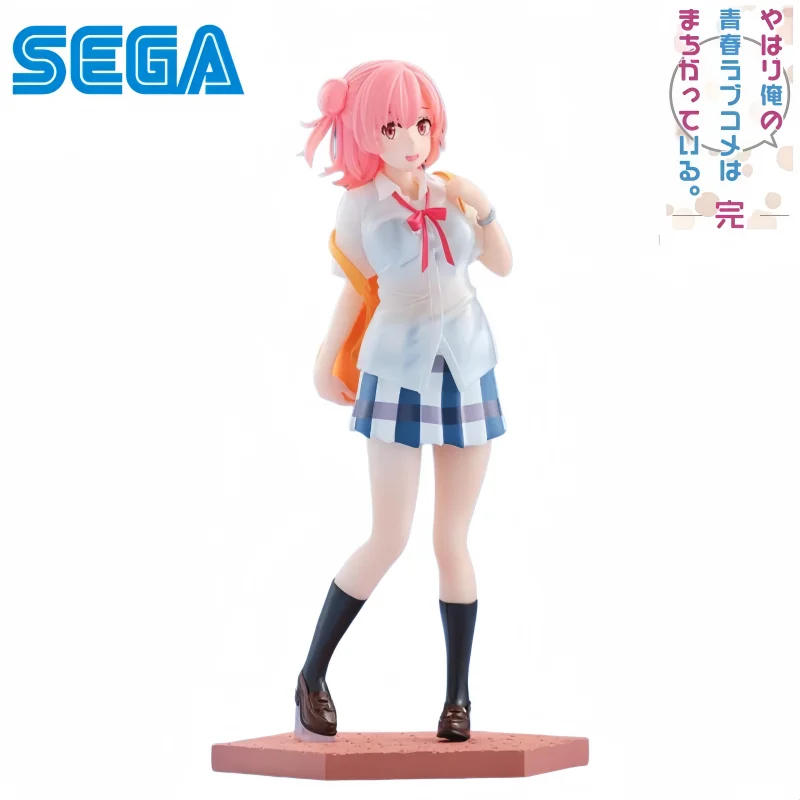 Sega In Stock Original Yui Yuigahama Figure My Teen Romantic Comedy SNAFU Climax After School Rain Anime Collectible Model Toy