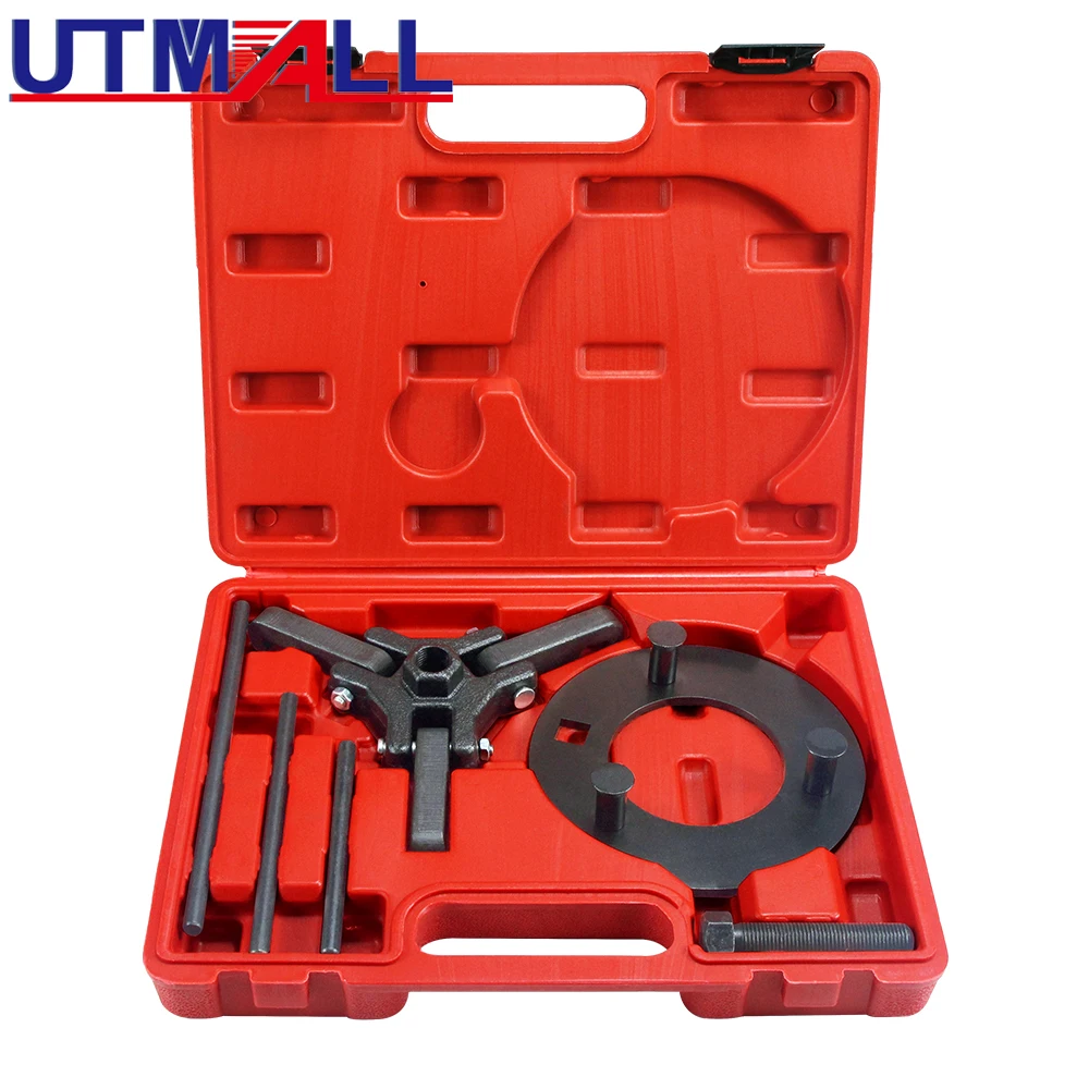 

Automotive Harmonic Balancer Puller Tool Set 3-Jaw Puller Holding Tools For GM Chrysler Chevrolet Hyundai Mazda Cadillac