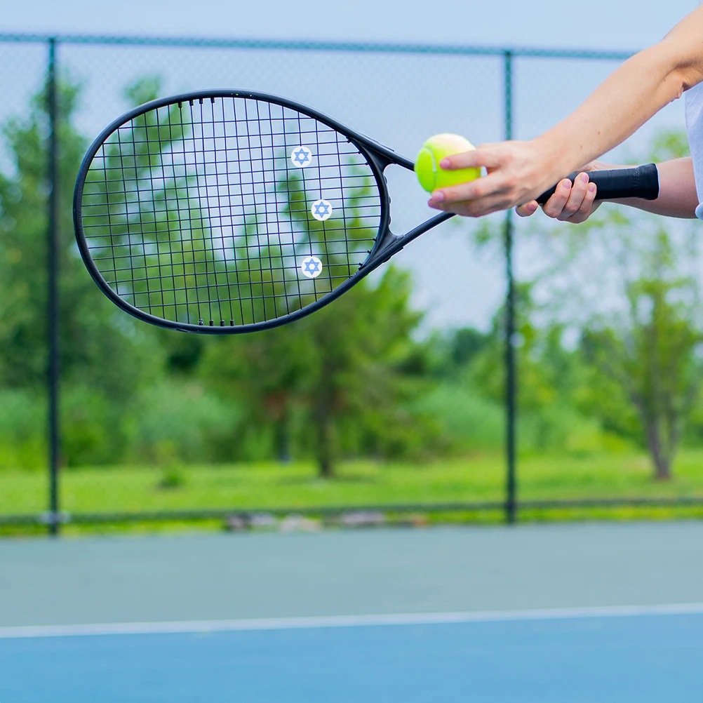 

6 Pcs Tennis Racket Shock Absorber Racquet Dampener Dampening Supplies for Vibration Shockproof Heart
