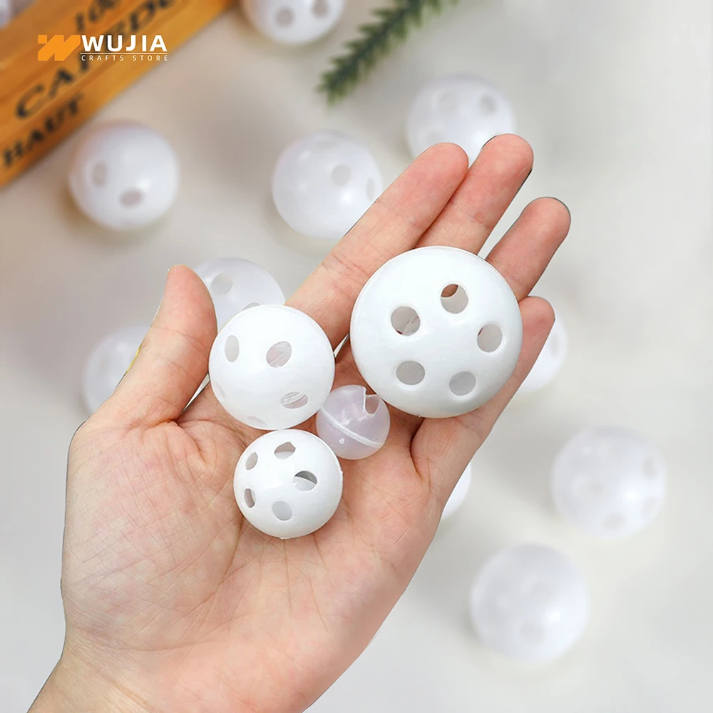 20 unids/lote 17/24/28/38mm sonajero de plástico interno Squeaker caja de sonido para perro mascota juguetes para bebés DIY piezas de reparación de muñecos de peluche