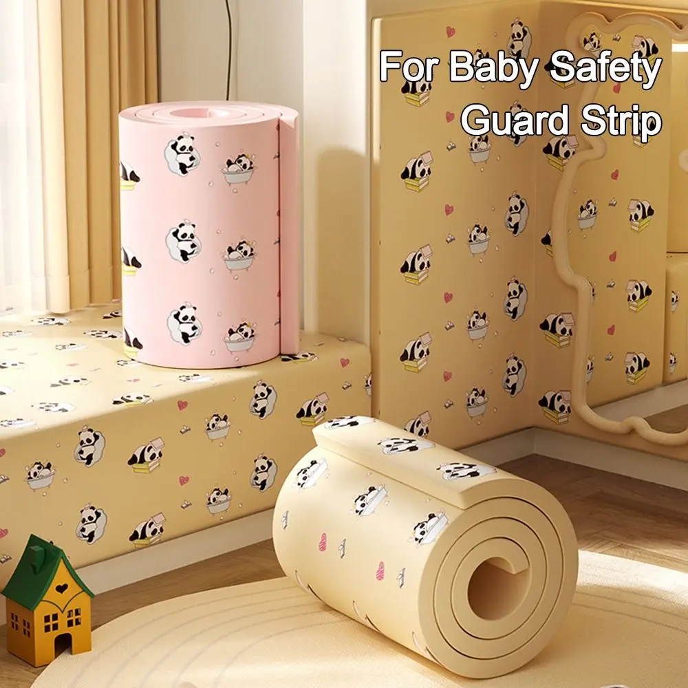 

2m Desk Edge Guard Strip Cartoon Thickened Anti Collision Cushion Soft Self Adhesive Wall Protection Sticker for Baby Safety