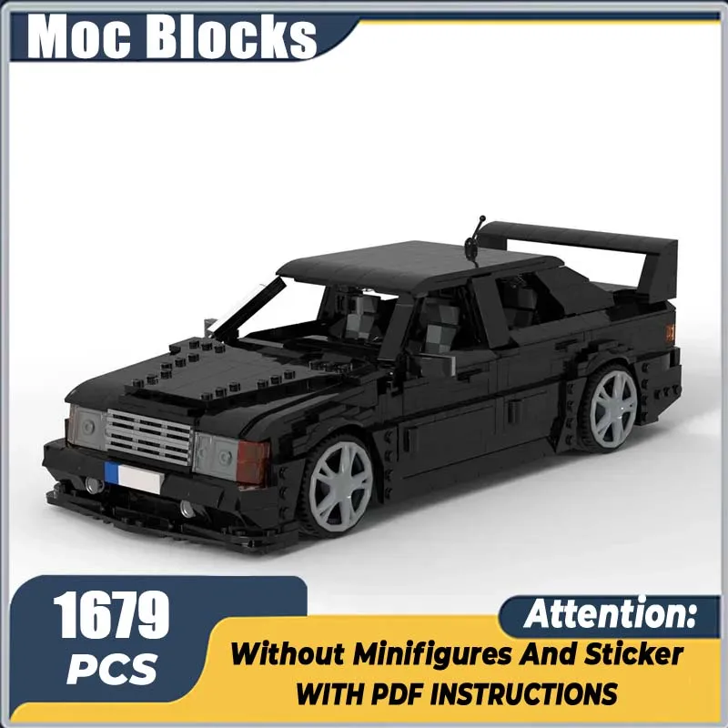 

MB190 Champion Speed Cars RT/10 Moc Строительные блоки Супер спортивный автомобиль Модель Кирпичи DIY Сборка Строительная игрушка Праздничные подарки