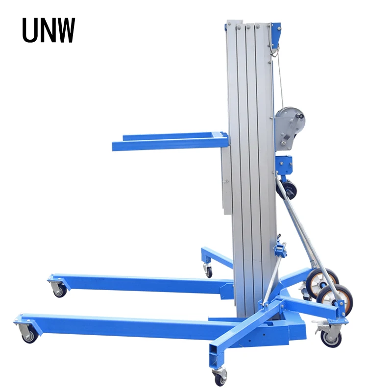 Levantamiento y descenso suave del elevador de camiones torre de 6,5 m con bajos costos de mantenimiento, adecuado para operaciones a gran altitud