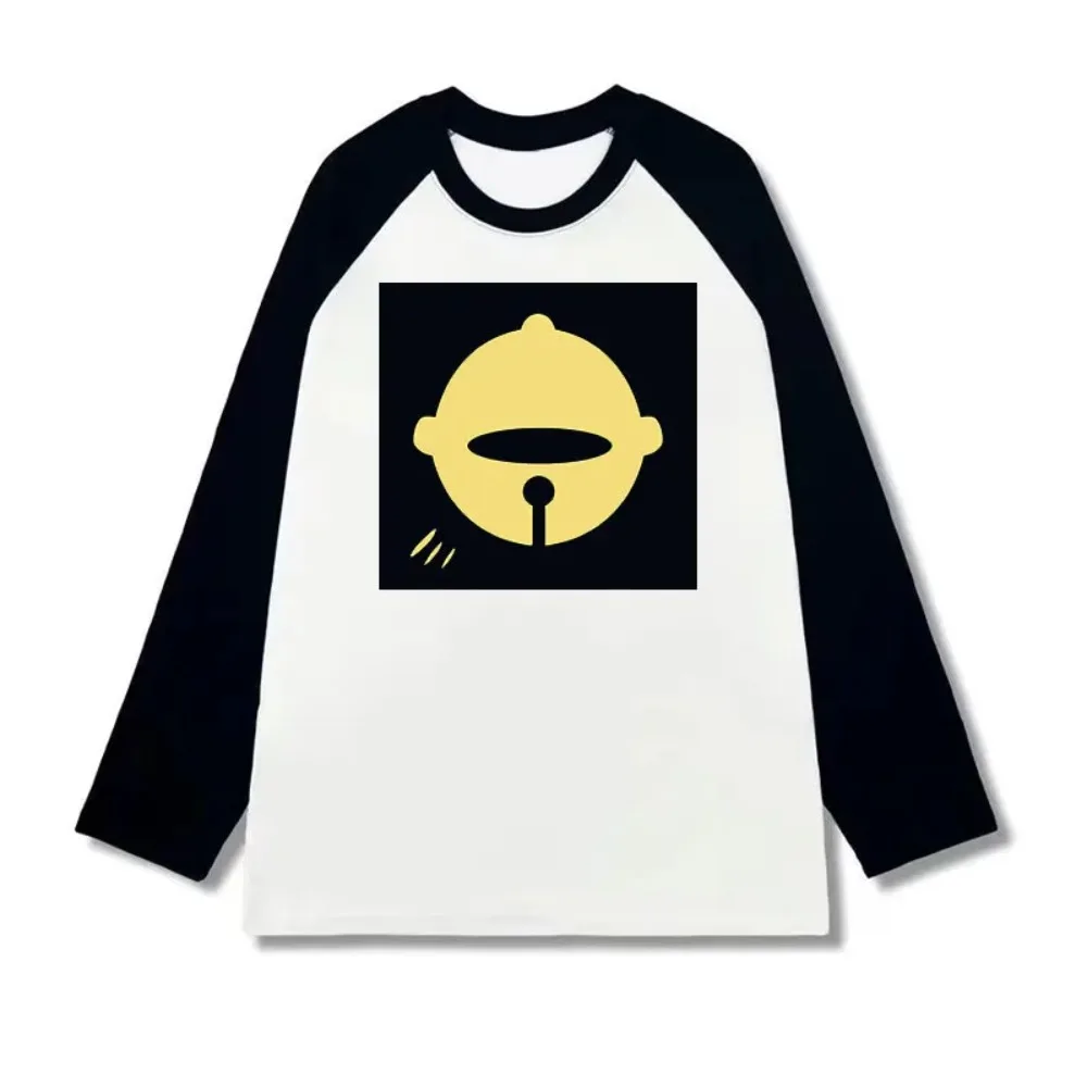 أنيمي Reze تي شيرت طويل الأكمام تأثيري المتضخم خمر بالمنشار الرجال ملابس حريمي اليابانية مانغا تي شيرت الملابس Harajuku Y2k