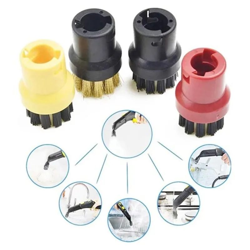 

AT28-Steam Cleaner Replacement Kit For Karcher SC1 SC2 SC3 SC4 SC5 Steam Floor Nozzle Detail Brushes Microfiber Pads
