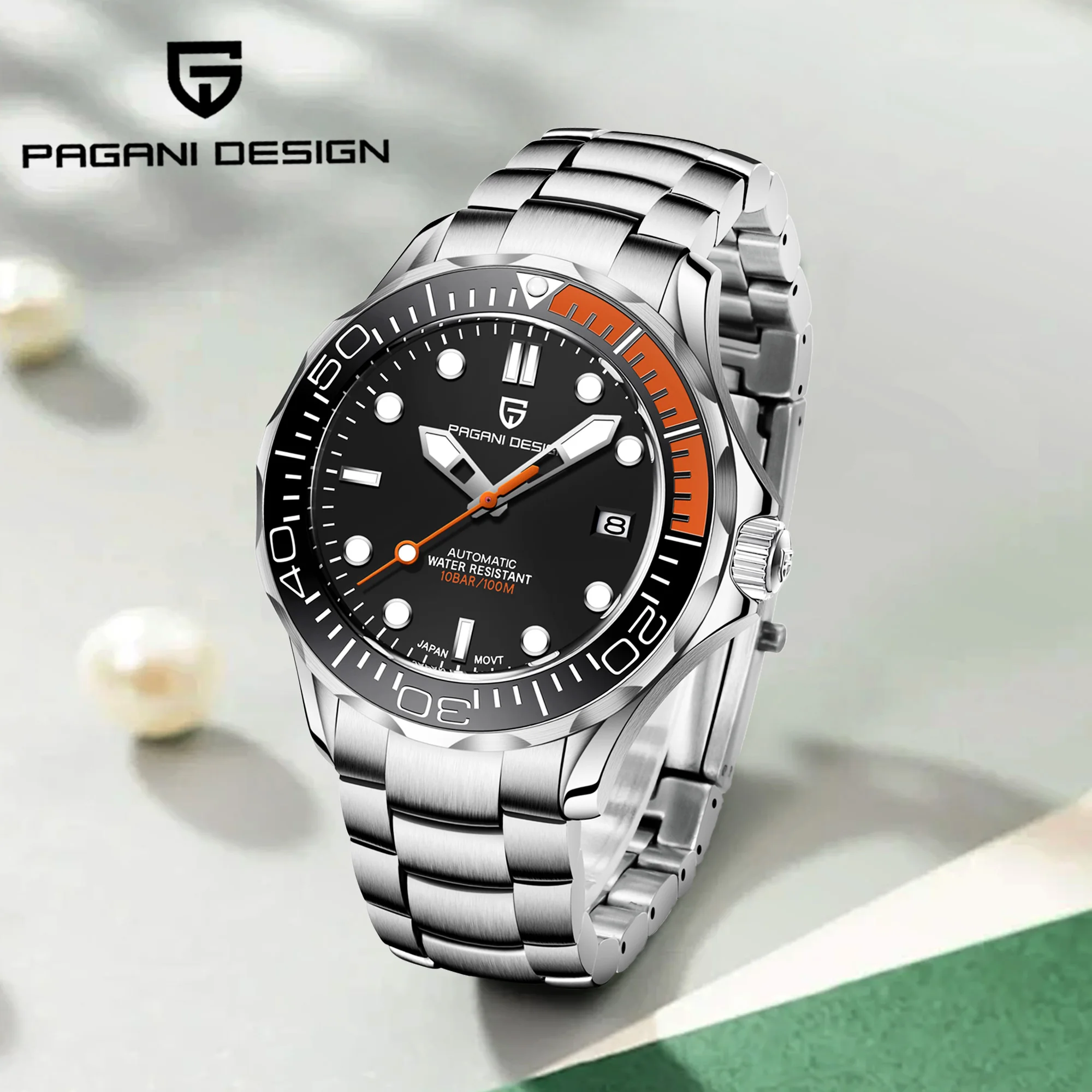 

PAGANI DESIGN 007 Men Mechanical Automatic Watch For Men 2025 New Sport Ceramic Bezel Luminous Stainless Steel Waterproof Luxury