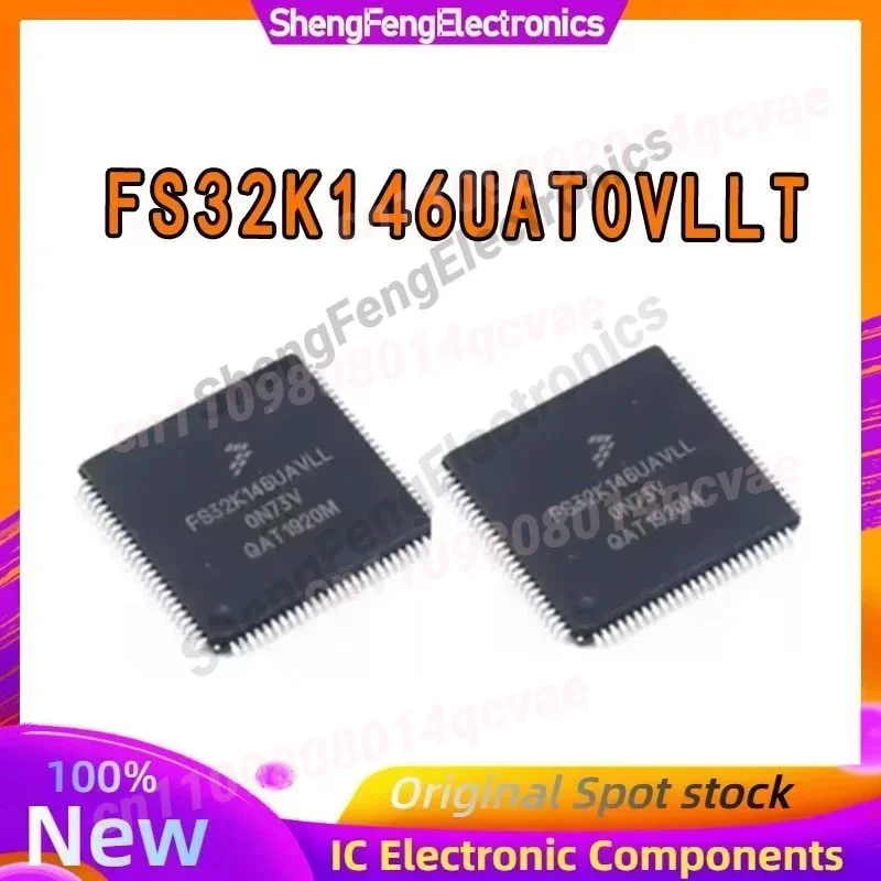 FS32K146UAT0VLLT screen printing FS32K146UAVLL 112MHz 1Mb automotive grade 32-bit microcontroller LQFP-100 in stock