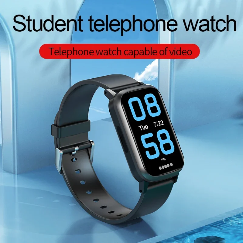 IP67 Waterproof Smart 4G GPS WI-FI Tracker Locate Kids Student Remote Camera Monitor Smartband Video Call Android Phone Watch