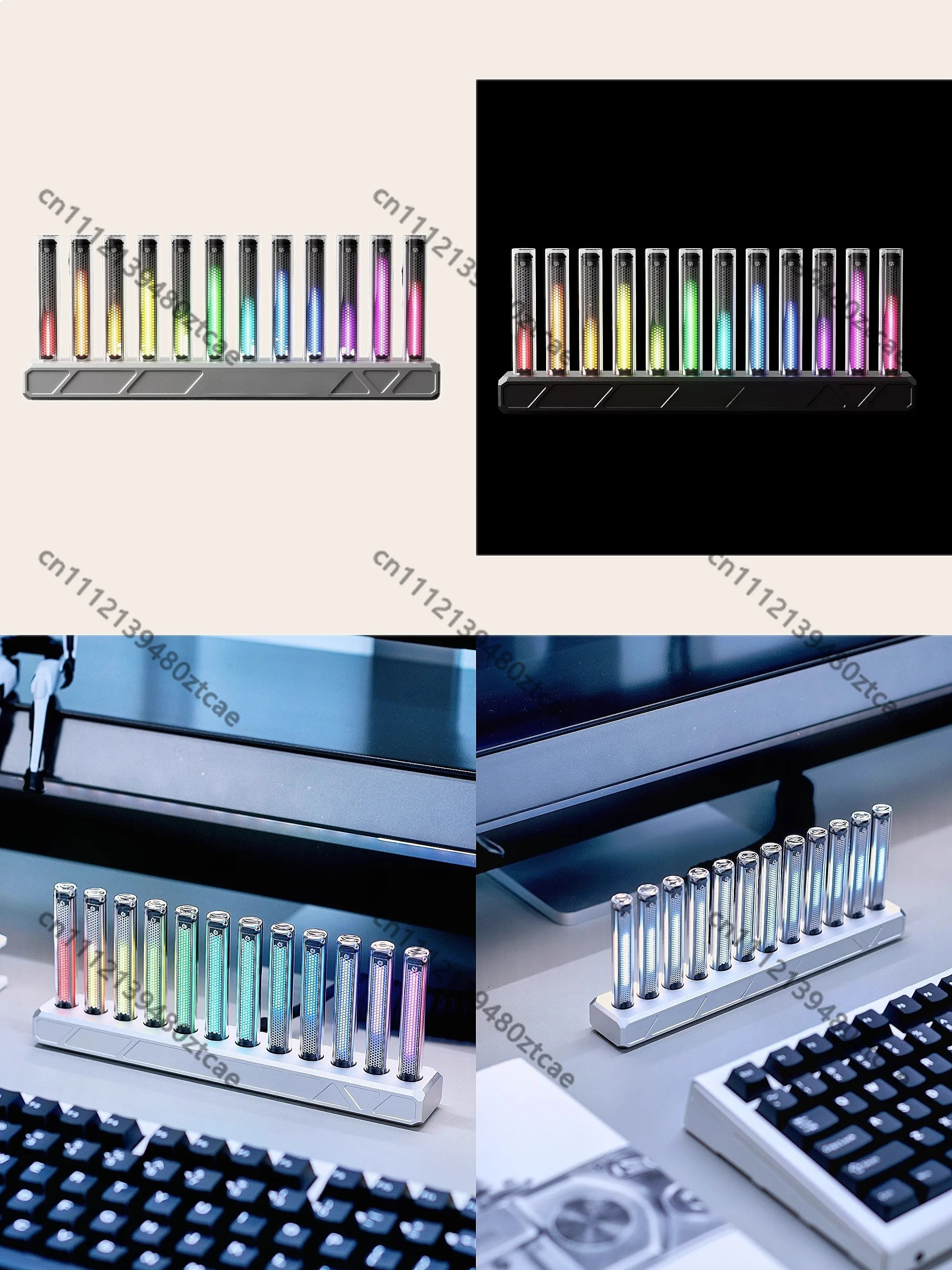 Audio Light Music Spectrum Light Cyberpunk Glow Tube Ambient Light Wire Control for Boyfriend Gift