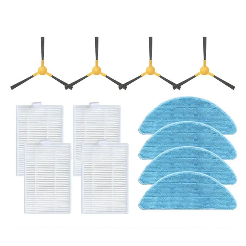 

A63Z Top For Kitfort KT-589 Robot Vacuums Side Brush Hepa Filter Mop Cloths Wipe Rag Replacement Spare Parts
