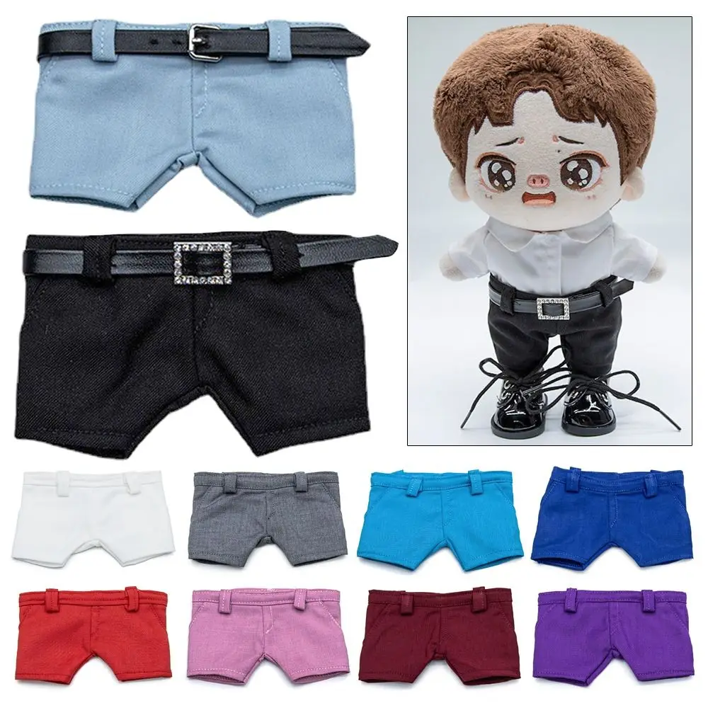 For 15cm Doll Fashion Jeans Pants Cotton Doll Suit Pants Casual Wears Trousers Clothes Kids Toys DIY Doll  Accessories