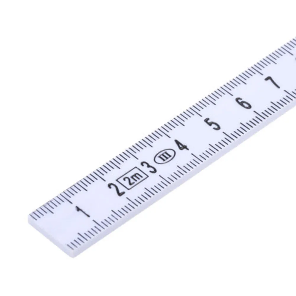 Slide Folding Ruler Ten-Parts Up 2Meters ABS Plastic Double Sided Fold Folding Measurements Ruler High Quality