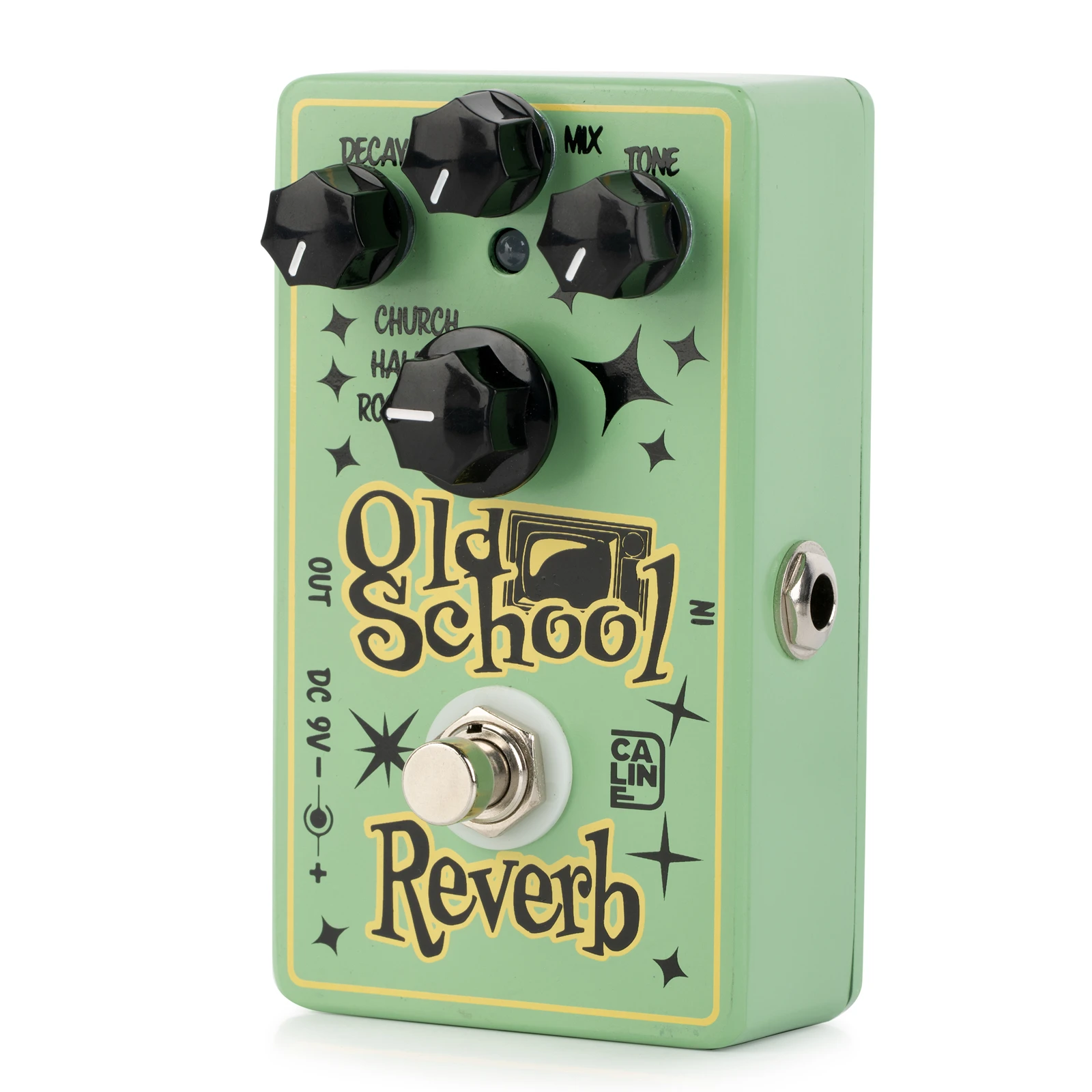 Imagem -02 - Caline Cp512 Old School Reverb Pedal Efeito Guitarra Acessórios de Guitarra