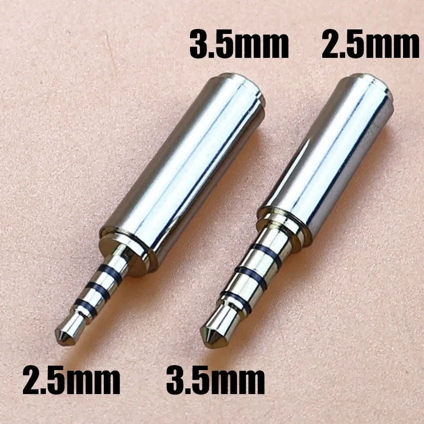 1/5pcs 3.5mm to 2.5mm Audio Adapter Plug 2.5mm 3.5mm Male to Female Connector For Aux Speaker Cable Headphones Micphone Jack