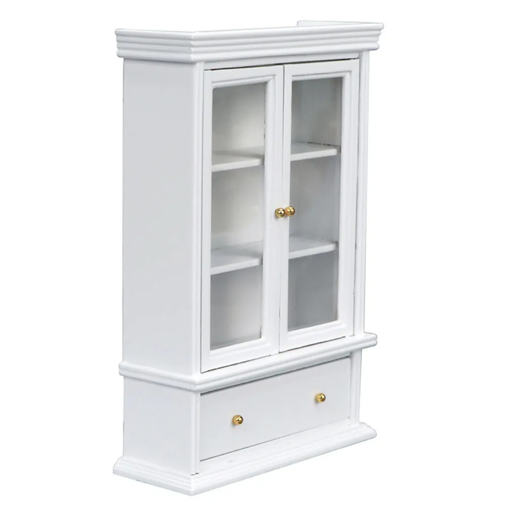 

1Pcs Mini Storage Chest Miniature Wooden Furniture Mini House Decoration Compact Lightweight Micro Scene Decor