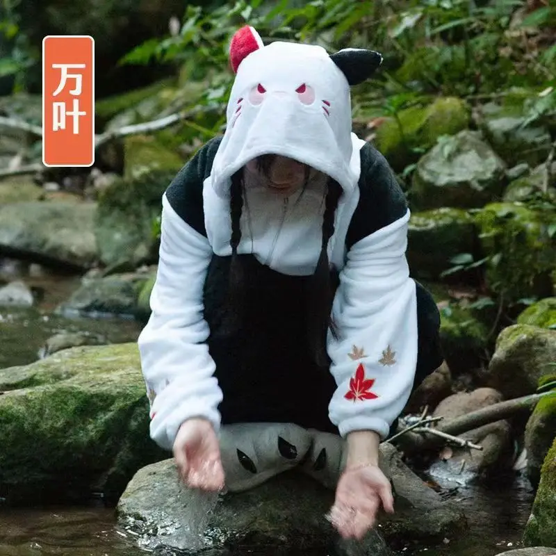 

Unisex Game Genshin Impact Kaedehara Kazuha Costumes Halloween Onesies Carnival Cosplay Pajamas Adult Animal Sleepwear Jumpsuit