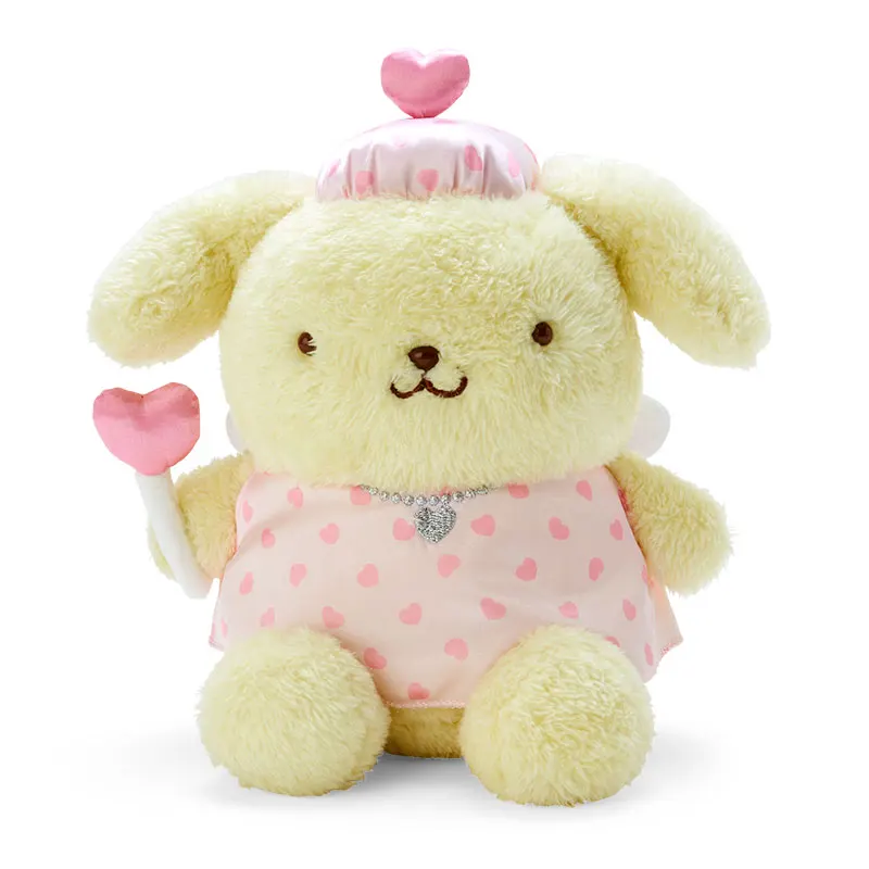 Sanurgente-Mix Family Butter Pompom for Children, Angel Apparence, Purin Kitty, Cinnamoroll Kuromi, Ornements décoratifs, Cadeau en peluche, 2307