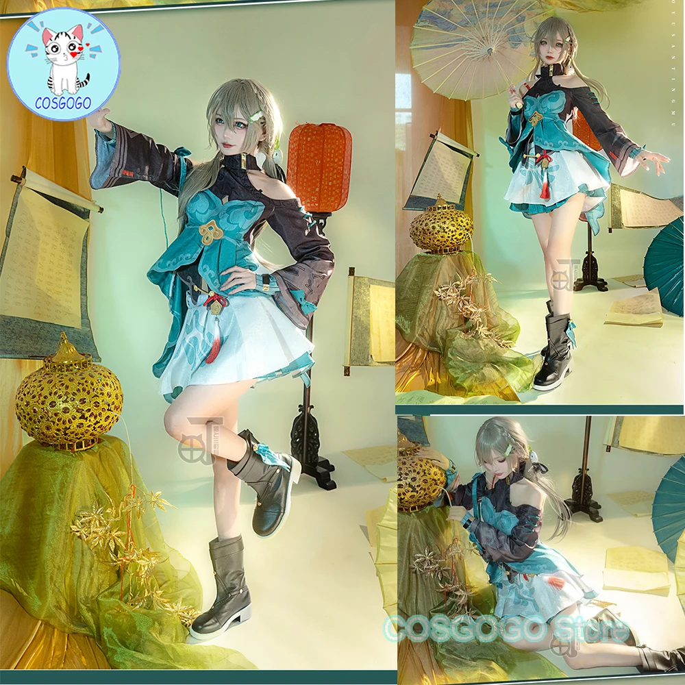 

COSGOGO Game Honkai:Star Rail Tingyun Cosplay Costume Halloween Outfits Game Clothing Women Anime Suit