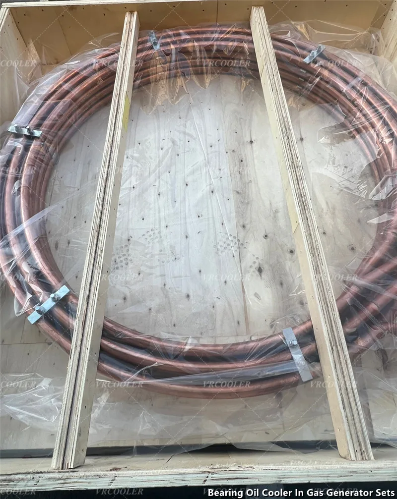 Copper Finned Tube Bearing Oil Coolers for Lubricating Oil Cooling in Turbines