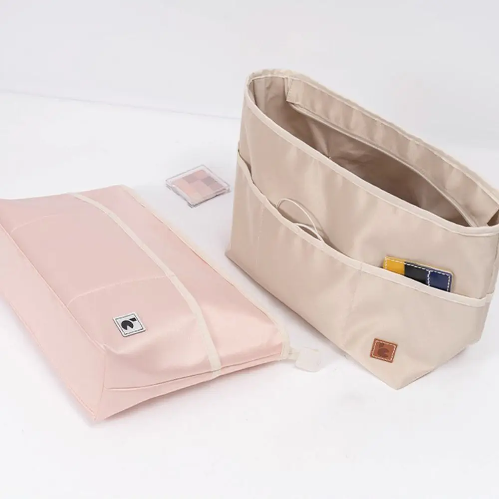 New Nylon Insert Bag Portable Lager Capacity Makeup Cosmetic Bag Multi-Pocket Storage Bag for Longchamp Bag