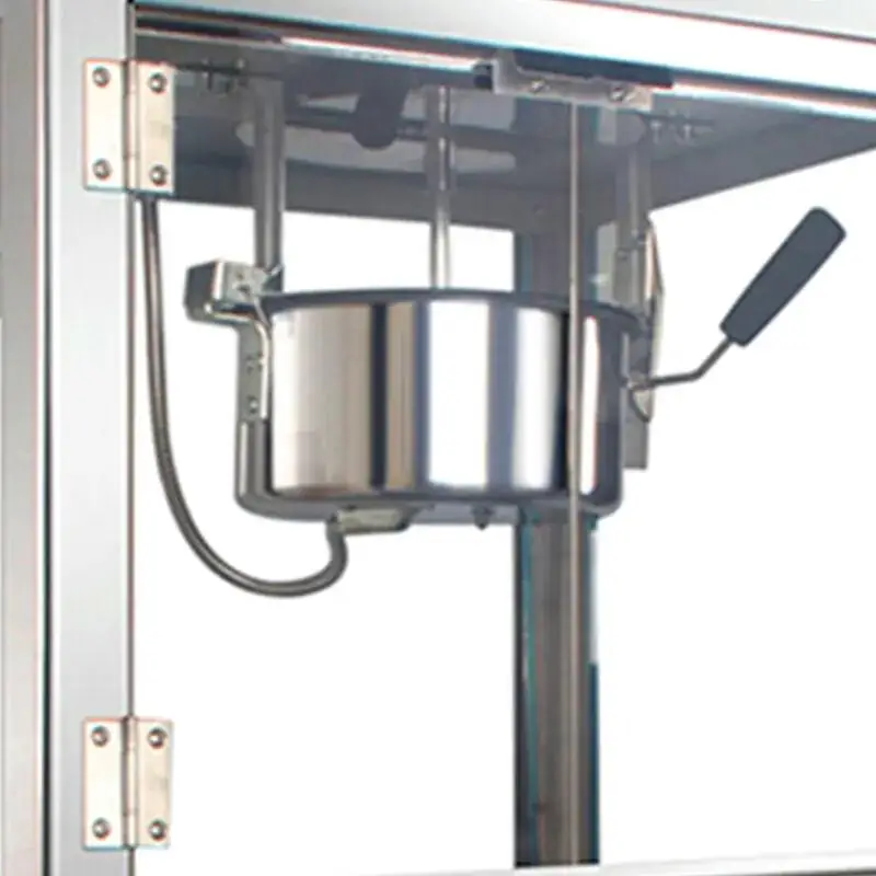 ماكينة صنع الفشار الأوتوماتيكية التجارية المصنوعة من الفولاذ المقاوم للصدأ بالهواء الساخن #4