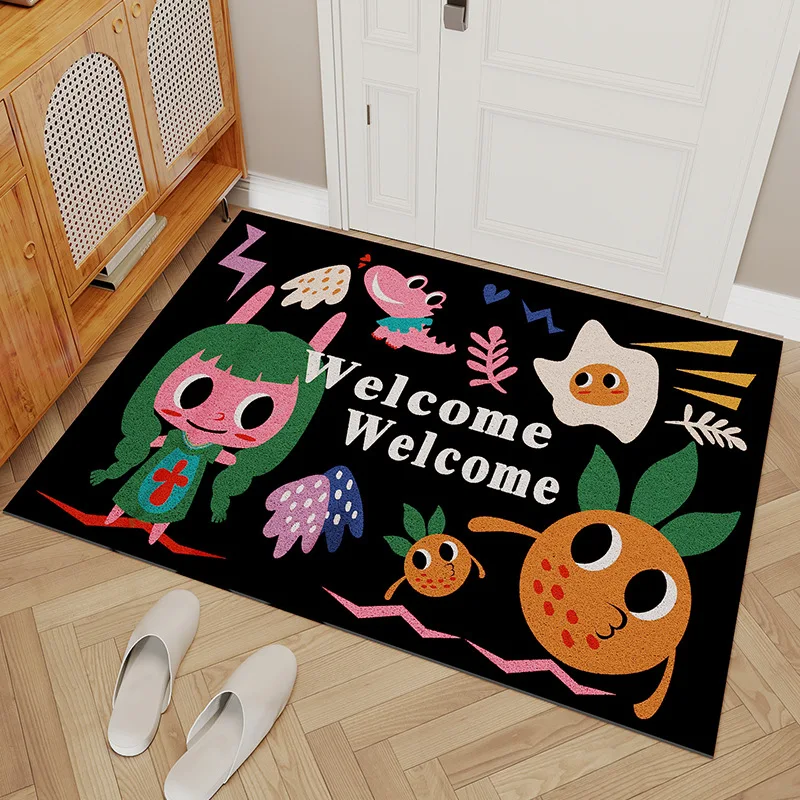 Cartoon Non-Slip Mat Front Door Carpet