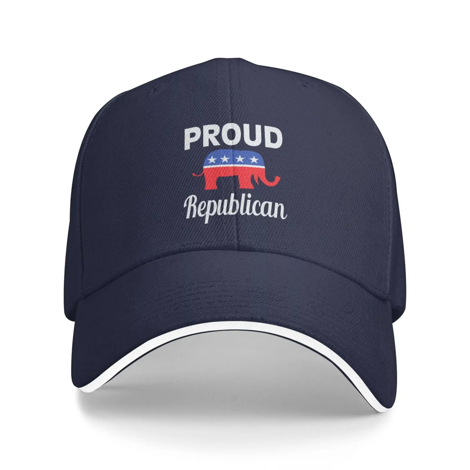 Proud Republican Hat Elephant Pro Trump 2024 Red Vote Hat for Men Women Classic Adjustable Baseball Cap Trucker Hats