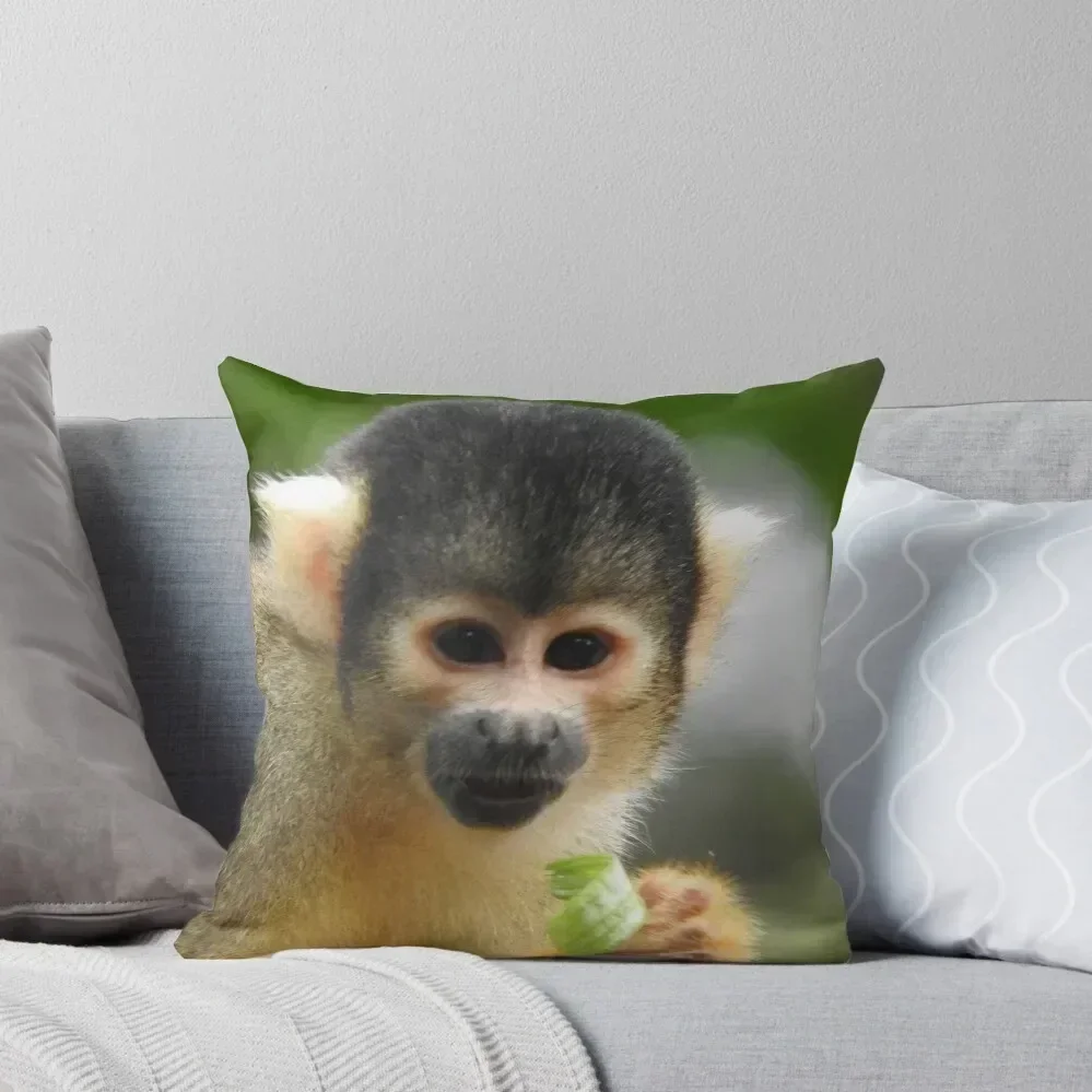 

Squirrel Monkey Throw Pillow Bed pillowcases Cushion Cover Set luxury decor ornamental pillows for living room pillow