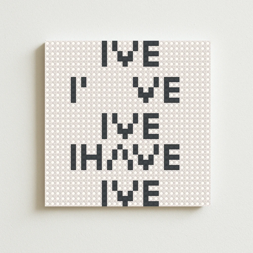 

IVE I've IVE Album Cover DIY Pixel Mosaic Building Blocks Set Handmade Assemble Brick Art K-Pop Bedroom Living Room Home Wall