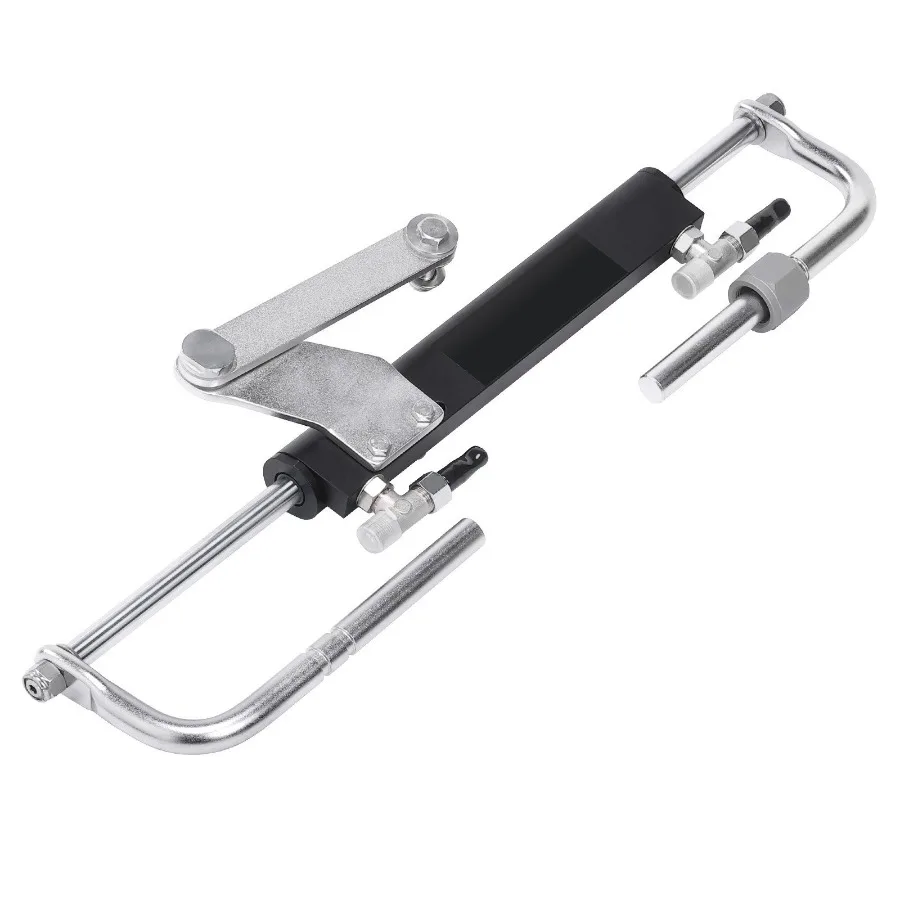 

Hydraulic Steering Kit 90HP Hydraulic Outboard Steering Kit with Helm Pump Cylinder Marine Steering System Kit
