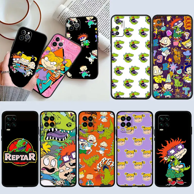 AR61 R-Rugrats Shell Phone Case for Samsung Galaxy S20 S21 S22 Ultra FE Plus A21S A22 A24 A25 A26 A30 A30S A31
