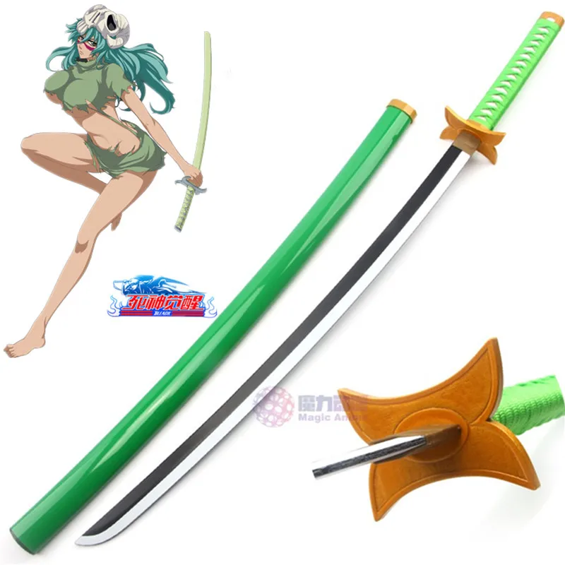 

102cm Neliel Tu Oderschvank weapon Cosplay Replica Zanpakutou Japan samurai wooden Sword model Costume party Anime show gift