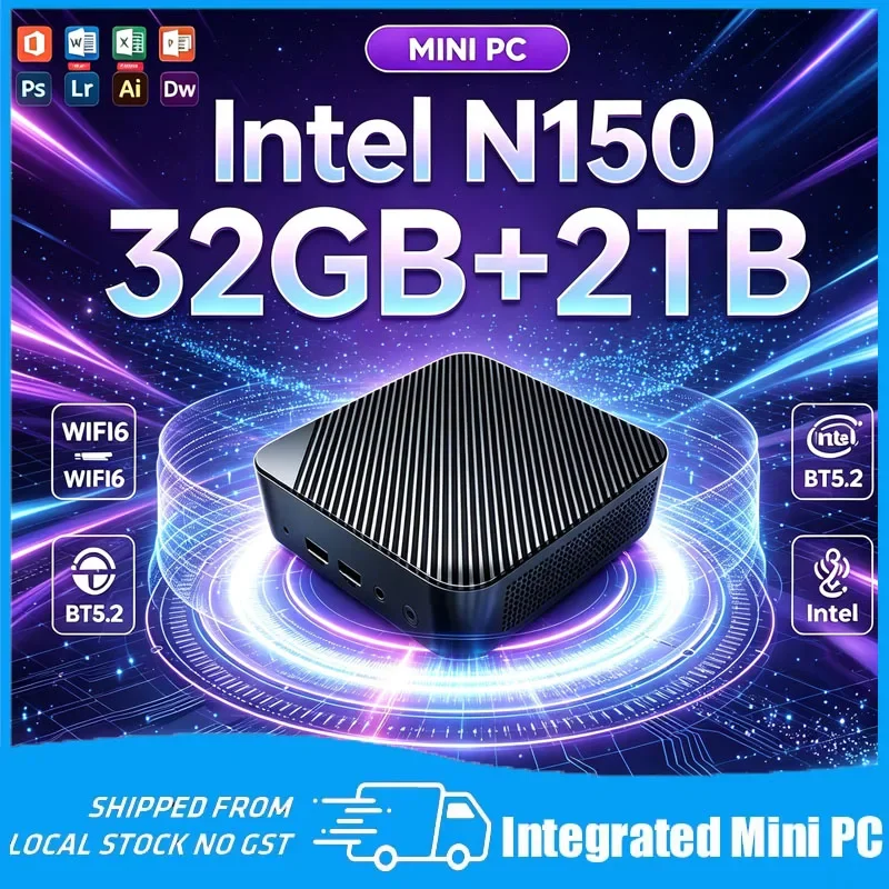 2026-intel-n150-mini-pc-portable-computer-16gb-32gb-ram-1tb-2tb-ssd-gaming-pc-windows-11-pro-wifi-6-bt52-office-study-gamer-pc