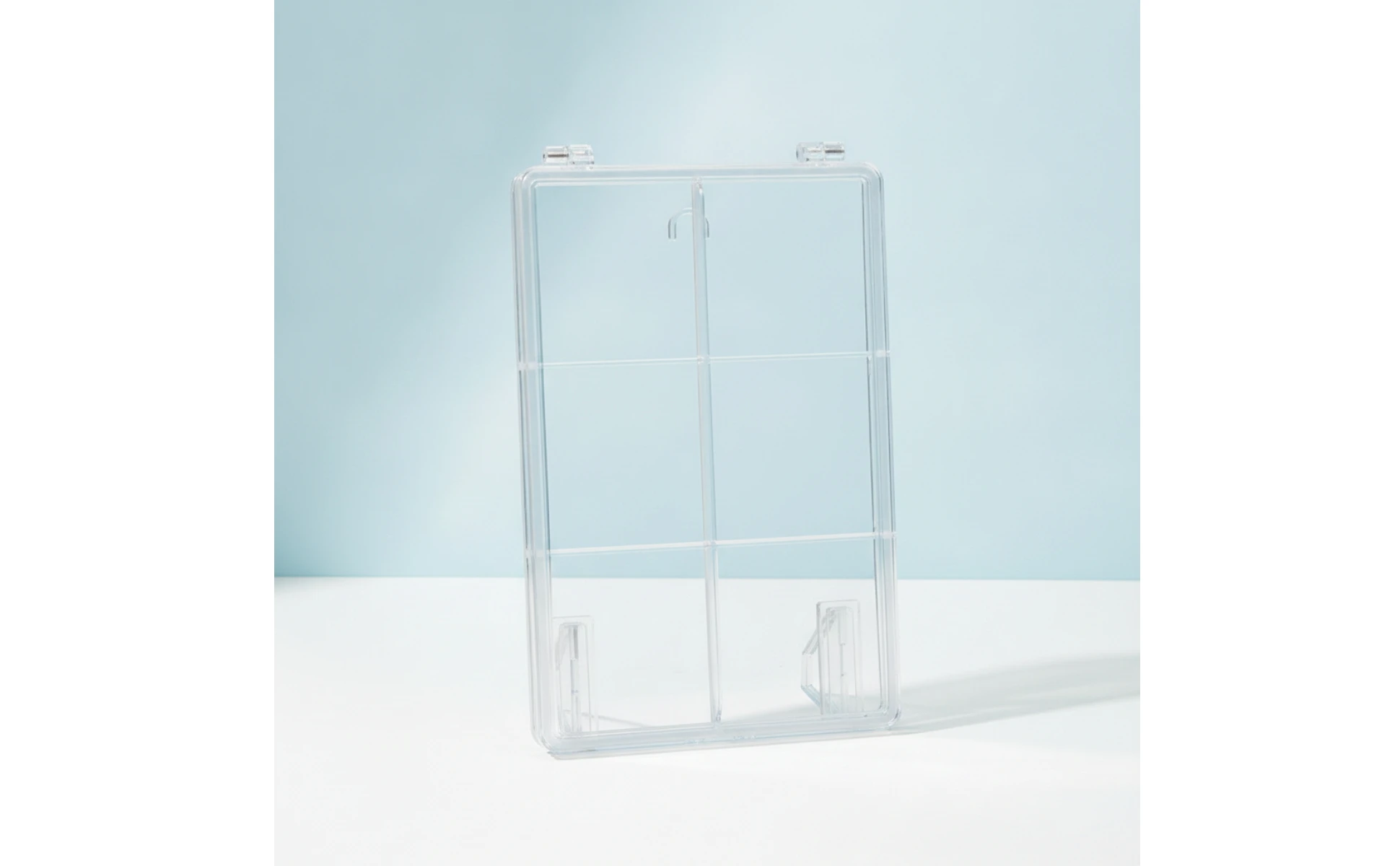 Tabletop Display Case with Compartments Transparent Acrylic Display Case with Stand Organizer Dustproof Sturdy for Collectors