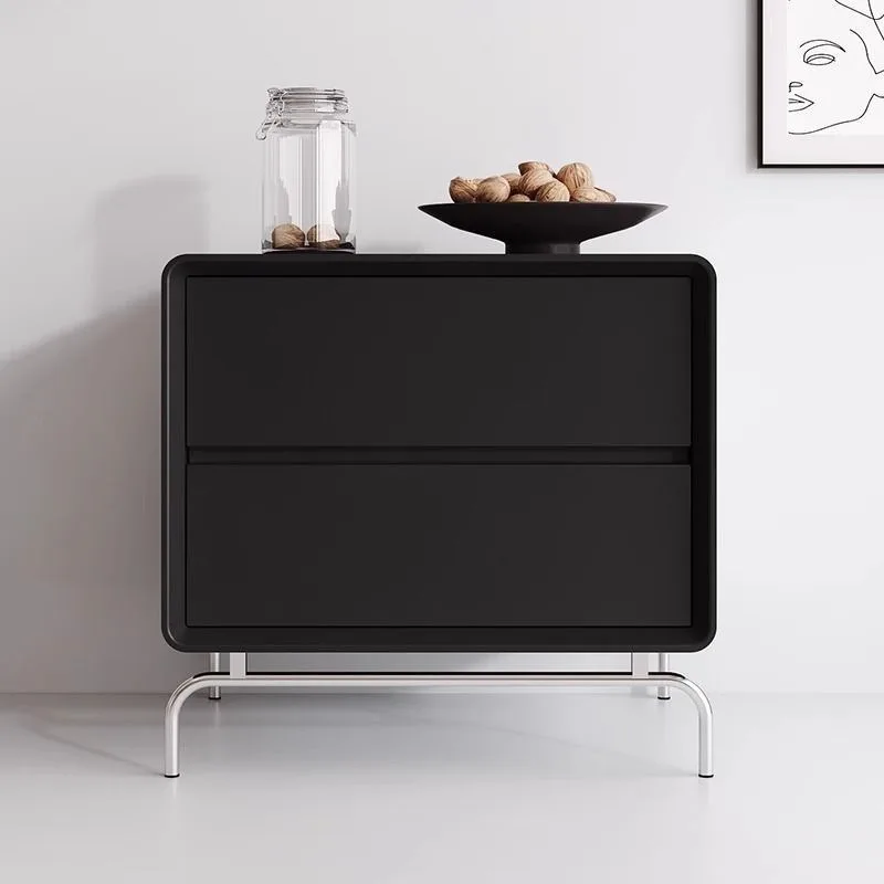 

jkItalian Creative Modern Simple Solid Wood Storage Nightstand Bedroom Furniture￥